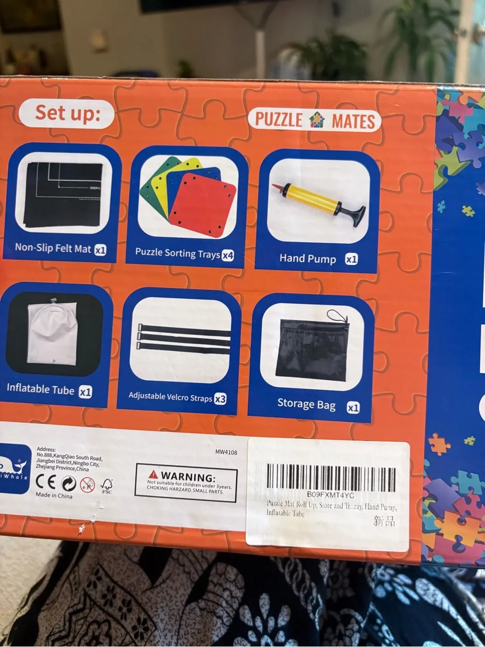 Black Puzzle Mat for Jigsaw Storage and Transport New Adults or Children